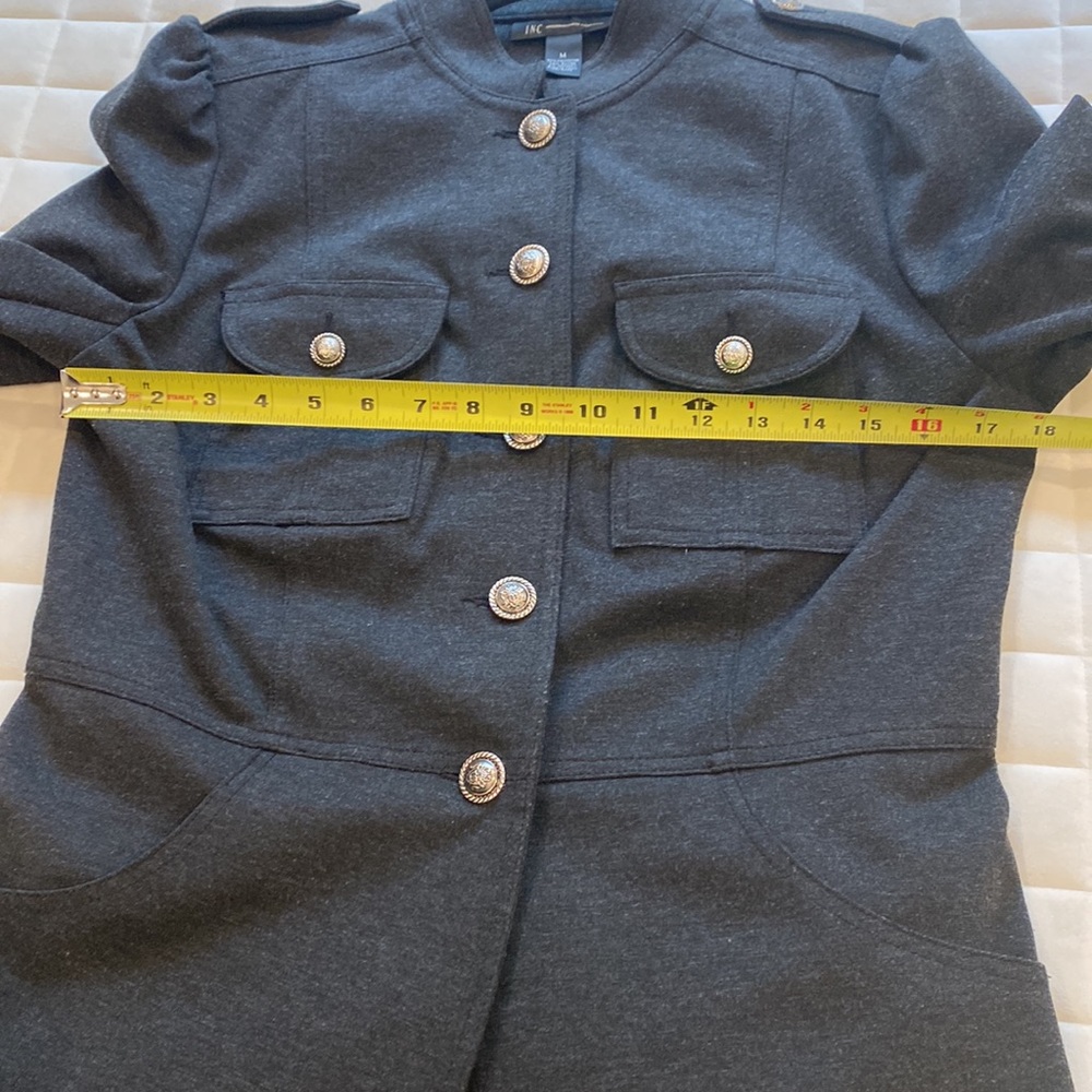 Inc military style Dark Grey Jacket - Picture 5 of 8